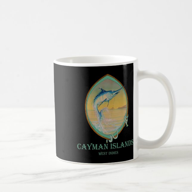 Caymanöarna Fiskeälskare  Kaffemugg (Höger)