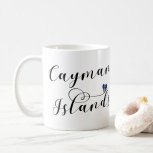 Caymanöarna Flagga Heart, Cayman Isles Kaffemugg