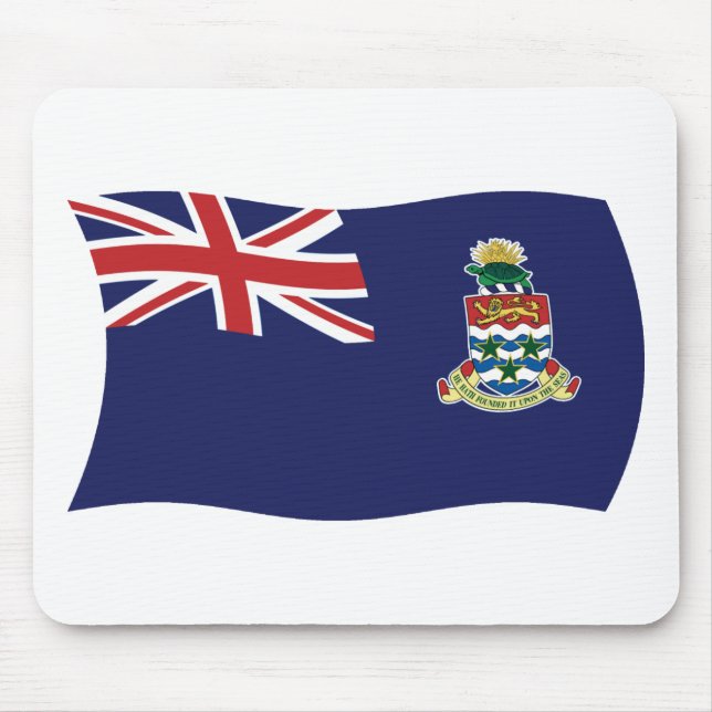 Caymanöarna Flagga Mousepad Musmatta (Framsidan)