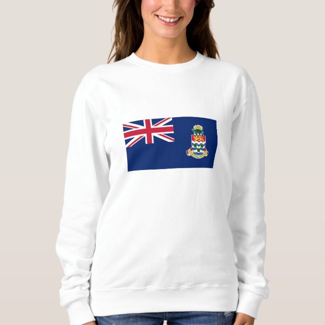 Caymanöarna Flagga T Shirt (Framsida)