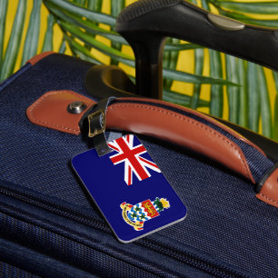 Caymanöarna Flagga Västindien Tropical Vacation Bagagebricka