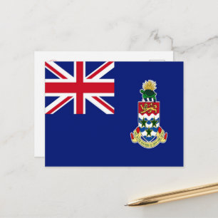 Caymanöarna - Flagga - Vykort