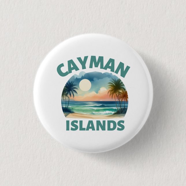 Caymanöarna Knapp (Framsida)