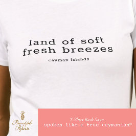 Caymanöarna Land Soft Fresh Breeze Personlig T Shirt
