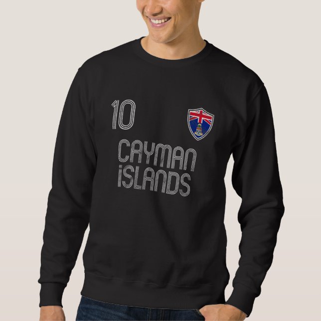 Caymanöarna Lång Ärmad Tröja (Framsida)