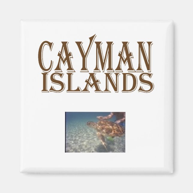Caymanöarna Magnet (Framsidan)