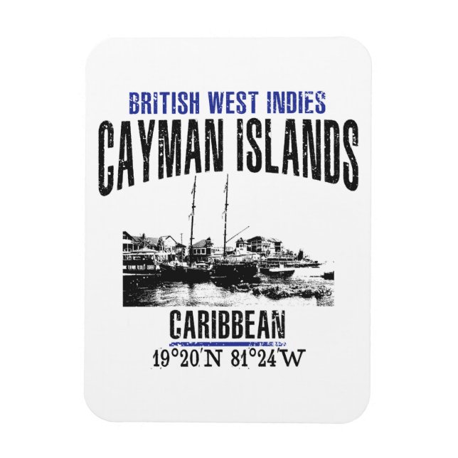 Caymanöarna Magnet (Vertikal)