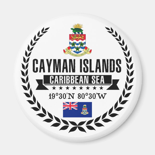 Caymanöarna Magnet (Framsidan)
