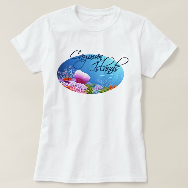 Caymanöarna reef tee (Design framsida)