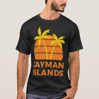 Caymanöarna Retro T Shirt