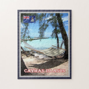 Caymanöarna - Rum Point - Panorama - Pussel