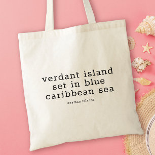 Caymanöarna Sång Verdant Tygkasse