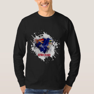 Caymanöarna Stänk T Shirt