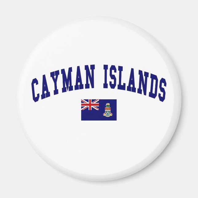 Caymanöarna Stil Magnet (Framsidan)