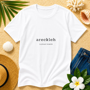 Caymanöarnas dialekt Areckleh T Shirt