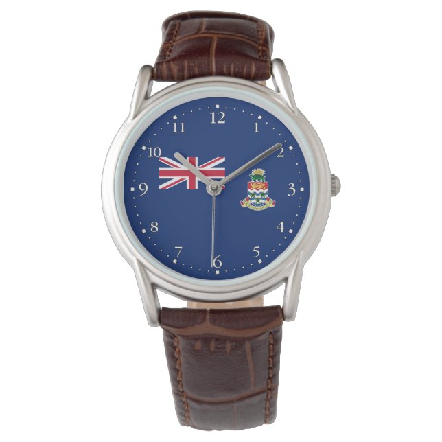 Caymanöarnas flagga armbandsur (Framsida)