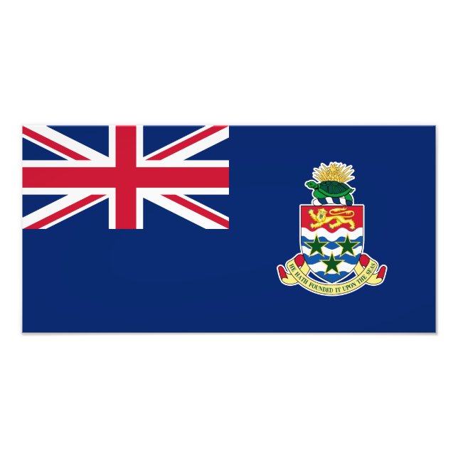 Caymanöarnas flagga fototryck (Framsidan)