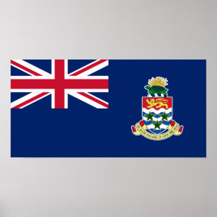 Caymanöarnas flagga poster