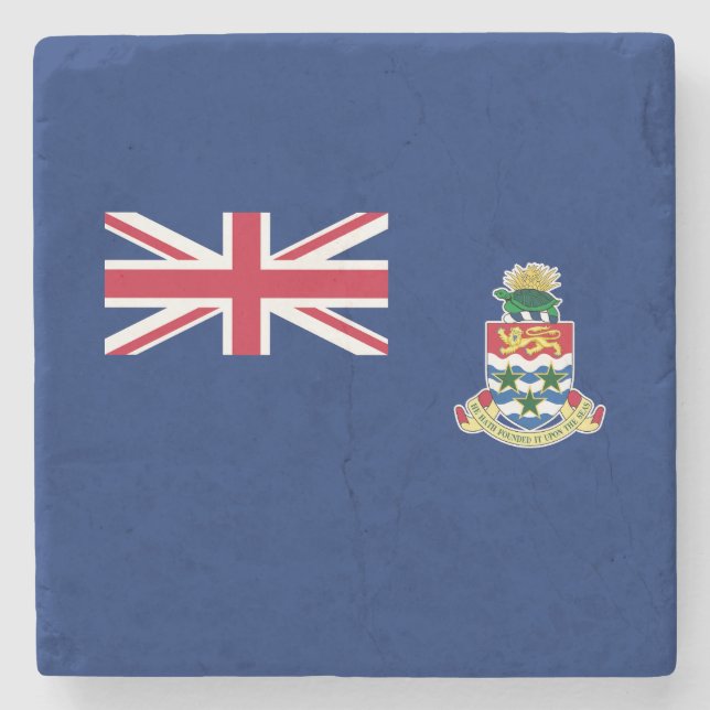 Caymanöarnas flagga stenunderlägg (Framsidan)