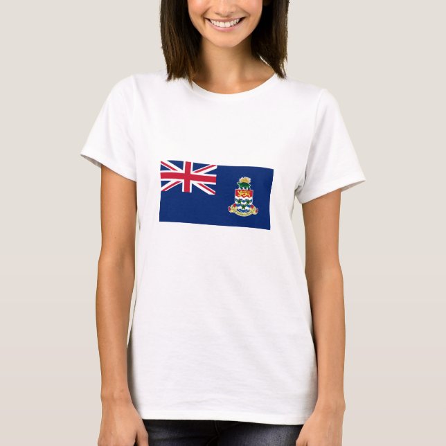 Caymanöarnas flagga t shirt (Framsida)
