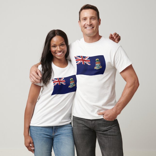 Caymanöarnas flaggtröja t shirt (Unisex)