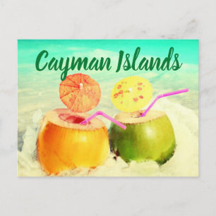 Caymanöarnas kokokosnötter vykort