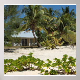 Caymanöarnas strandhus poster