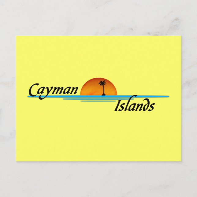 Caymanöarnas vykort (Framsida)