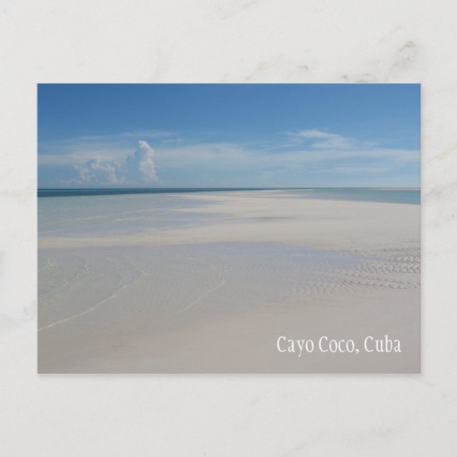 Cayo Coco Cuba Beach vykort (Framsida)