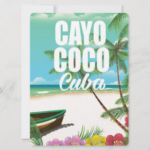 Cayo Coco kubansk semesterplanscher Inbjudningar