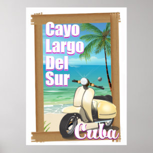 Cayo Largo del Sur cuban semester poster