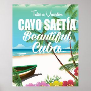 Cayo Saetía Cuba semester poster