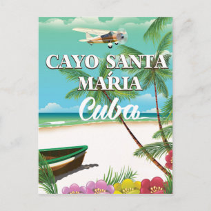 Cayo Santa María Cuban-semester poster Helg Vykort