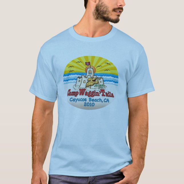 Cayucos '10 grundläggande lägerskjorta tee shirt (Framsida)