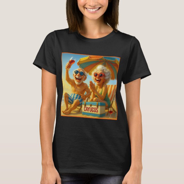 "CAYUCOS ALLTID COOL TEE". T SHIRT (Framsida)