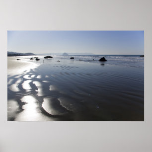 Cayucos Beach Morgon Poster