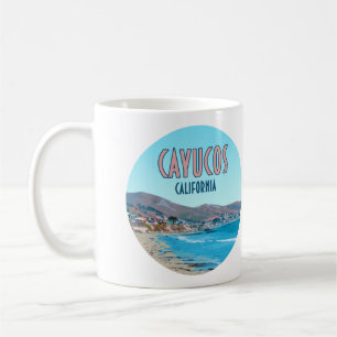 Cayucos California Central Kusten Vintage Kaffemugg