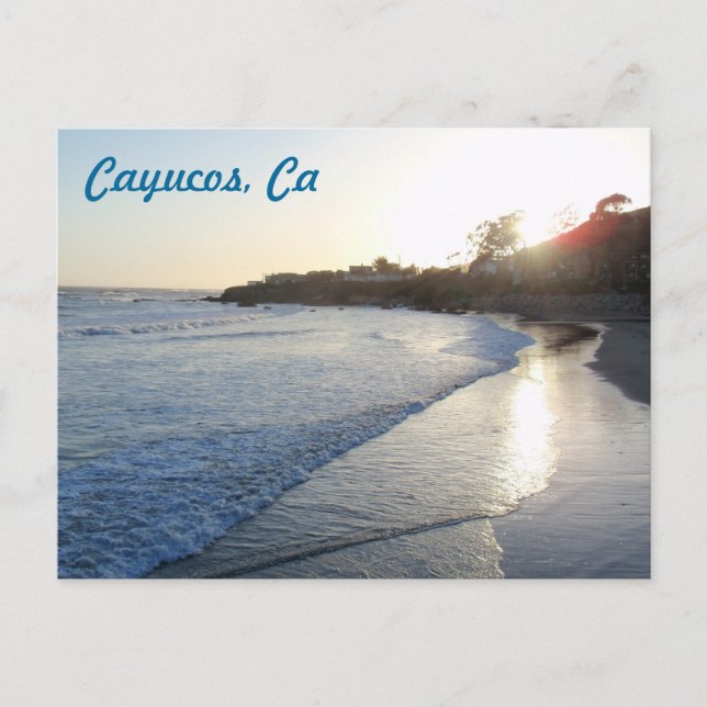 Cayucos California Vykort (Framsida)