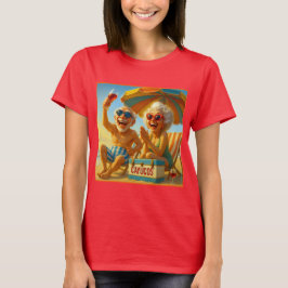 "CAYUCOS FOREVER COOL TEE". T SHIRT
