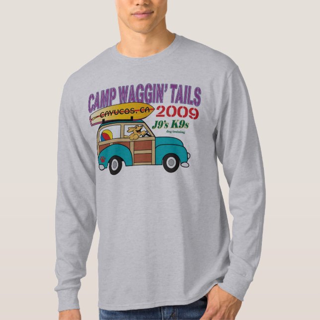 Cayucos långärmadutslagsplats 2009 t-shirt (Framsida)