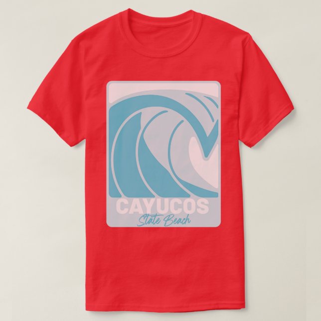 Cayucos State Beach California Atlantic Ocean FL C T Shirt (Design framsida)