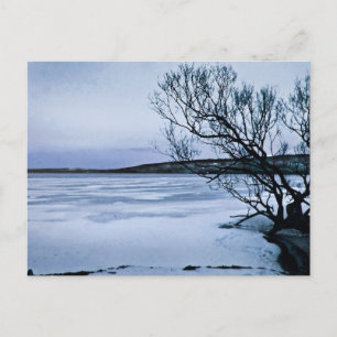 Cayuga Sjö, fryst Vykort