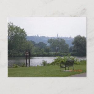 Cayuga Sjö i Ithaca, New York Vykort