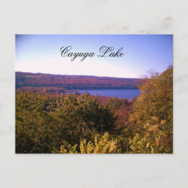 CAYUGA SJÖ I ÖSTUMN-vykort Vykort