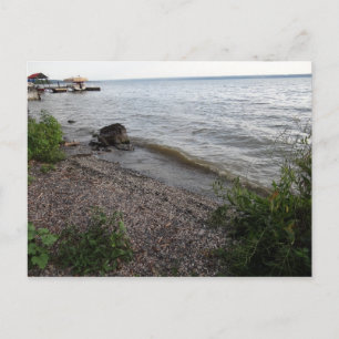 Cayuga Sjö Rocky Beach Vykort