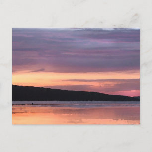 Cayuga Sjö Sunset Vykort
