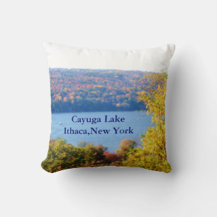 CAYUGA SJÖN, ITHACA, N.Y. KUDDE