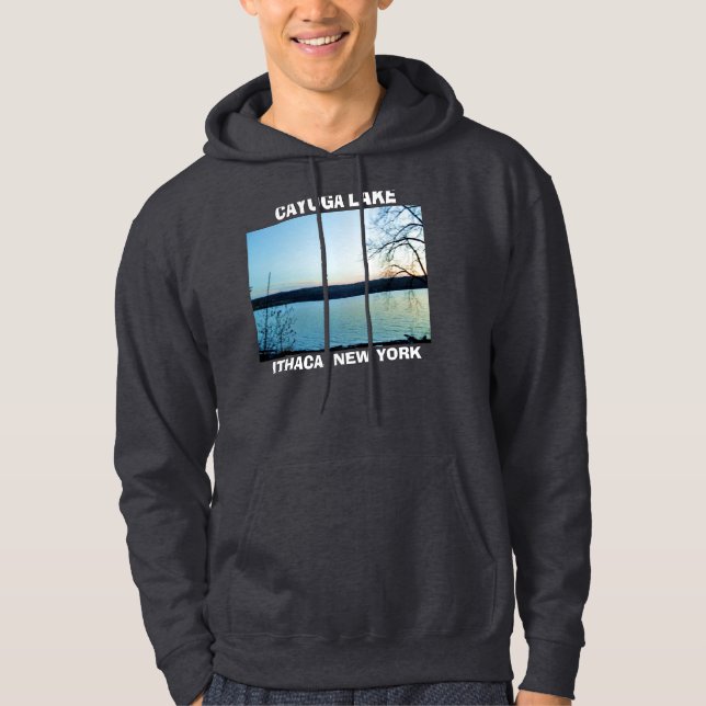 CAYUGASJÖ, ITHACA, hoody NEW YORK Hoodie (Framsida)