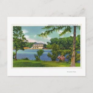 Cazenovia Park View of the Sjö and Casino Vykort