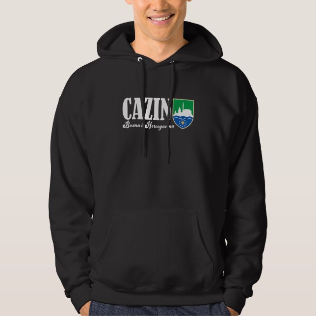 Cazin Bosnia Herzegovina Sarajevo Balkan Bosnians  Hoodie (Framsida)